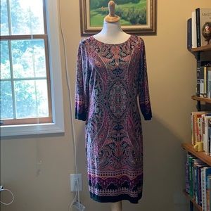 Paisley dress, size 14